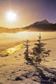 Medicine Lake, Jasper National Park, Alberta Wall Mural