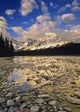 Mount Fryatt And The Athabasca River, Jasper National Park, Alberta Wall Mural