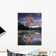 Mount Chephren And Mistaya River Oxbow, Banff National Park, Alberta Wall Mural