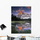 Mount Chephren And Mistaya River Oxbow, Banff National Park, Alberta Wall Mural