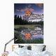 Mount Chephren And Mistaya River Oxbow, Banff National Park, Alberta Wall Mural