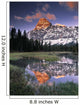 Mount Chephren And Mistaya River Oxbow, Banff National Park, Alberta Wall Mural