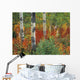 Aspen Trees And Fireweed, Kananaskis Country, Alberta Wall Mural