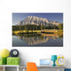 Mount Rundle And Cascade Ponds, Banff National Park, Alberta Wall Mural