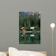 Cabins In Yoho National Park, Lake O'hara, British Columbia Wall Mural