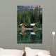 Cabins In Yoho National Park, Lake O'hara, British Columbia Wall Mural
