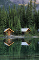 Cabins In Yoho National Park, Lake O'hara, British Columbia Wall Mural