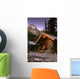 Cabin In Yoho National Park, Lake O'hara, British Columbia Wall Mural