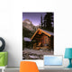 Cabin In Yoho National Park, Lake O'hara, British Columbia Wall Mural