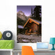Cabin In Yoho National Park, Lake O'hara, British Columbia Wall Mural