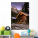 Cabin In Yoho National Park, Lake O'hara, British Columbia Wall Mural