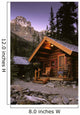 Cabin In Yoho National Park, Lake O'hara, British Columbia Wall Mural