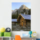 Cabin In Yoho National Park, Lake O'hara, British Columbia Wall Mural