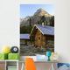 Cabin In Yoho National Park, Lake O'hara, British Columbia Wall Mural