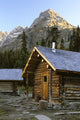 Cabin In Yoho National Park, Lake O'hara, British Columbia Wall Mural