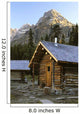 Cabin In Yoho National Park, Lake O'hara, British Columbia Wall Mural
