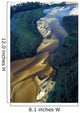 Aerial View Of Williams River Wall Mural