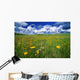 Field Of Flowers, Grasslands National Park, Saskatchewan Wall Mural