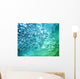 abstract water with bubbles Wall Mural