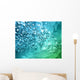 abstract water with bubbles Wall Mural