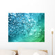 abstract water with bubbles Wall Mural