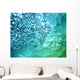 abstract water with bubbles Wall Mural