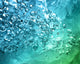 abstract water with bubbles Wall Mural