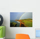 Rainbow, Cap Herrise, Magdalen Islands, Quebec Wall Mural