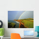 Rainbow, Cap Herrise, Magdalen Islands, Quebec Wall Mural