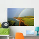 Rainbow, Cap Herrise, Magdalen Islands, Quebec Wall Mural