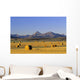 Straw Bales, Pincher Creek, Alberta Wall Mural