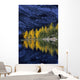 Autumn, Alpine Larch Trees, Lake Agnes, Banff National Park Wall Mural