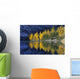 Autumn, Alpine Larch Trees, Lake Agnes, Banff National Park Wall Mural