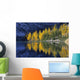 Autumn, Alpine Larch Trees, Lake Agnes, Banff National Park Wall Mural