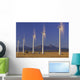 Wind Turbines, Pincher Creek, Alberta Wall Mural