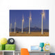 Wind Turbines, Pincher Creek, Alberta Wall Mural
