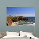 Anse A La Cabane Lighthouse, Iles De La Madeleine Qubec Wall Mural