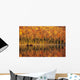 Canoeists At Sunrise, Lac Bouchard, La Mauricie National Park Quebec Wall Mural