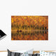 Canoeists At Sunrise, Lac Bouchard, La Mauricie National Park Quebec Wall Mural
