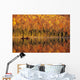 Canoeists At Sunrise, Lac Bouchard, La Mauricie National Park Quebec Wall Mural