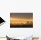 Sunrise In Fog, La Mauricie National Park Quebec Wall Mural