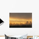 Sunrise In Fog, La Mauricie National Park Quebec Wall Mural