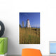 Swallowtail Lighthouse And Cat Tails, Grand Manan Island New Brunswick Wall Mural