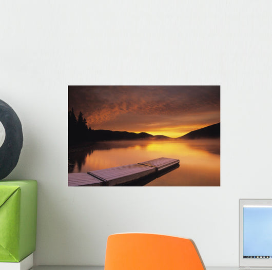 Sunrise On Nictau Lake, Mount Carleton Provincial Park, New Brunswick Wall Mural