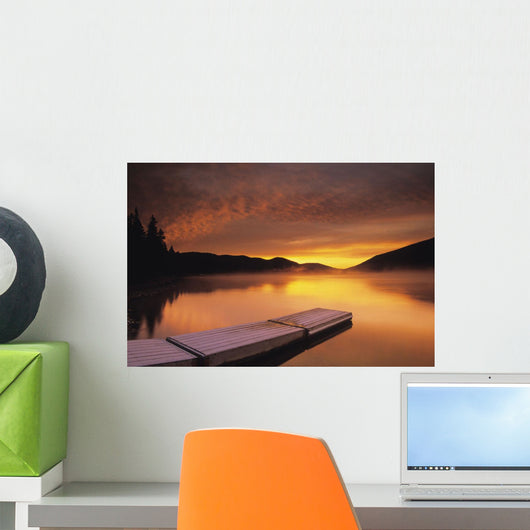Sunrise On Nictau Lake, Mount Carleton Provincial Park, New Brunswick Wall Mural