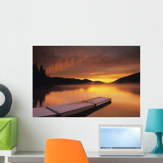 Sunrise On Nictau Lake, Mount Carleton Provincial Park, New Brunswick Wall Mural
