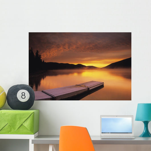Sunrise On Nictau Lake, Mount Carleton Provincial Park, New Brunswick Wall Mural