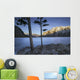 Lake Minnewanka And Mt Inglismaldie Wall Mural