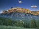 Mt Rundle And The Bow River From The Hoodoo Trail Overlook Wall Mural