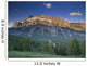 Mt Rundle And The Bow River From The Hoodoo Trail Overlook Wall Mural